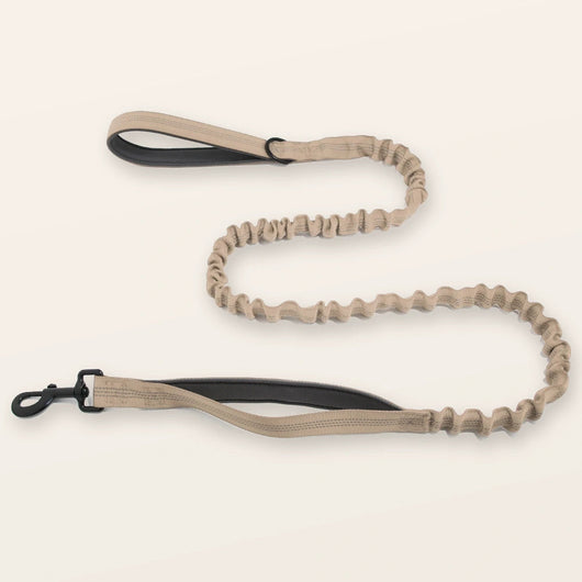 SafeWalk shock-absorbing bungee leash - Beige