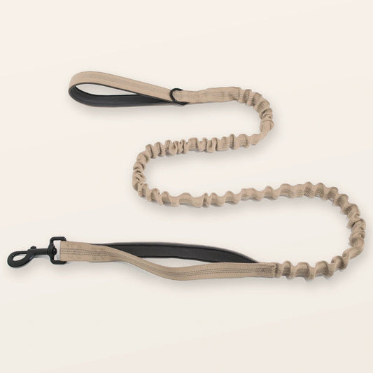 SafeWalk shock-absorbing bungee leash - Beige